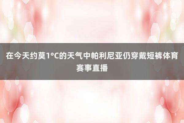 在今天约莫1°C的天气中帕利尼亚仍穿戴短裤体育赛事直播