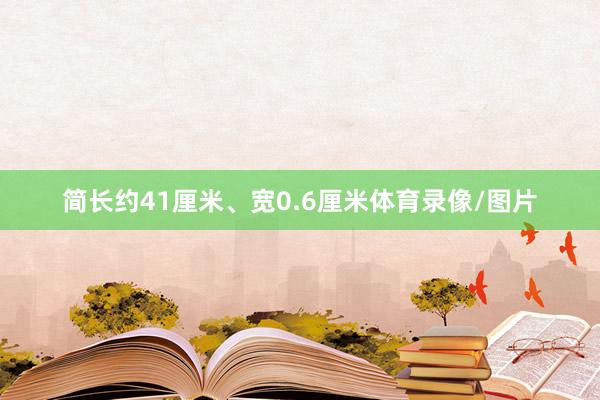 简长约41厘米、宽0.6厘米体育录像/图片